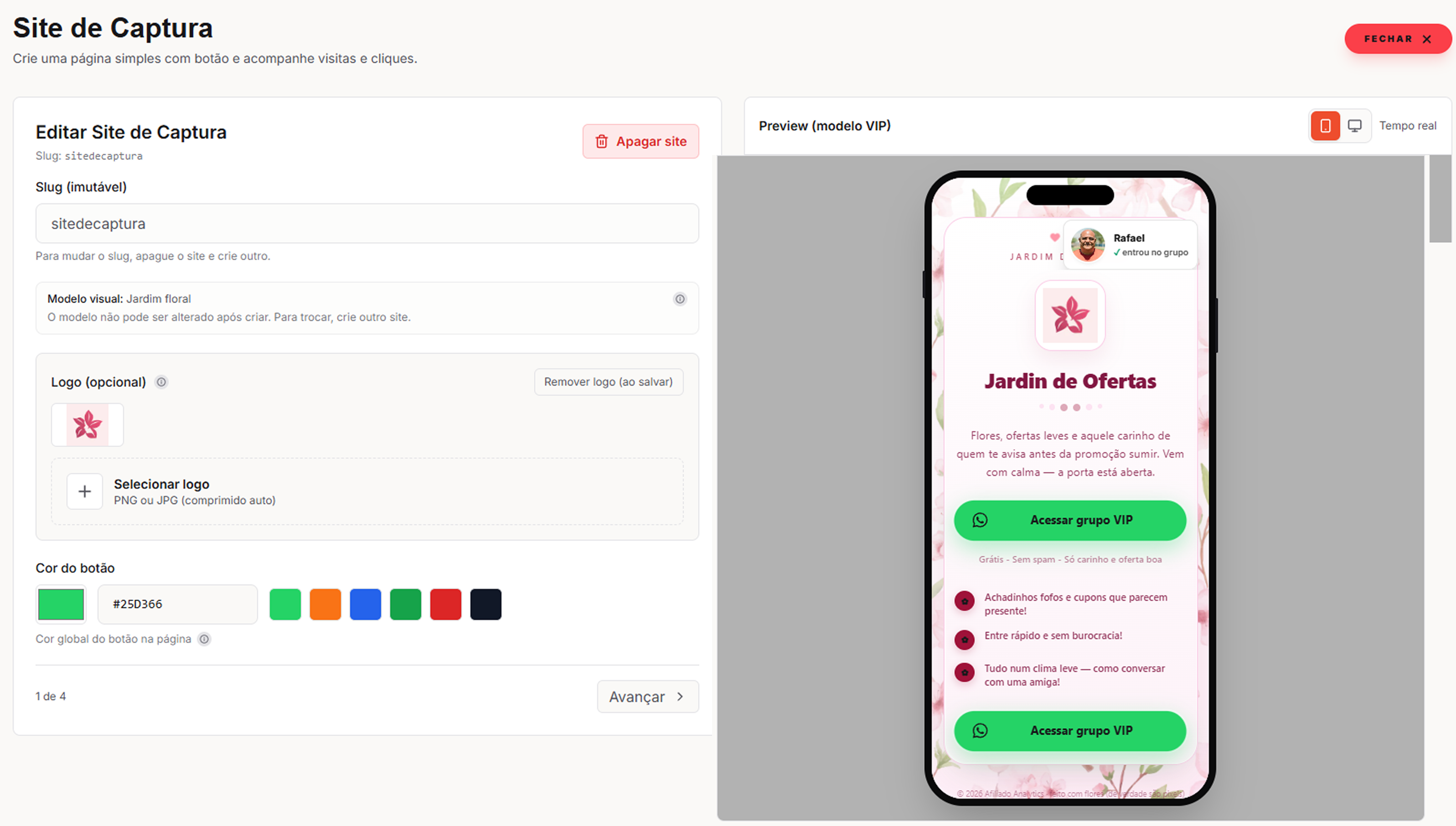 Site de Captura